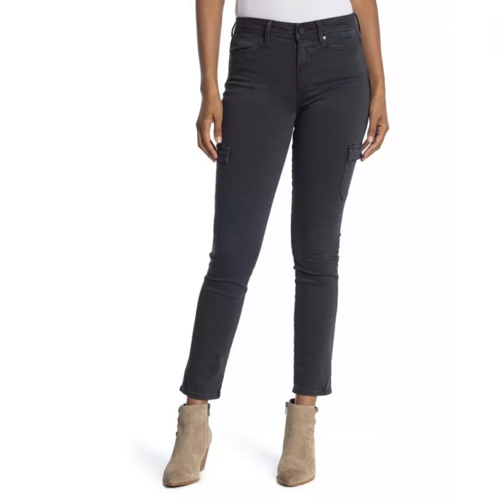 PAIGE Hoxton High Rise Cargo Skinny Jeans